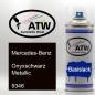 Preview: Mercedes-Benz, Onyxschwarz Metallic, 9346: 400ml Sprühdose, von ATW Autoteile West.